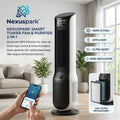 Nexuspark™ HaloBreeze Multi-Zone Smart Tower Fan & Air Purifier 🌬️✨