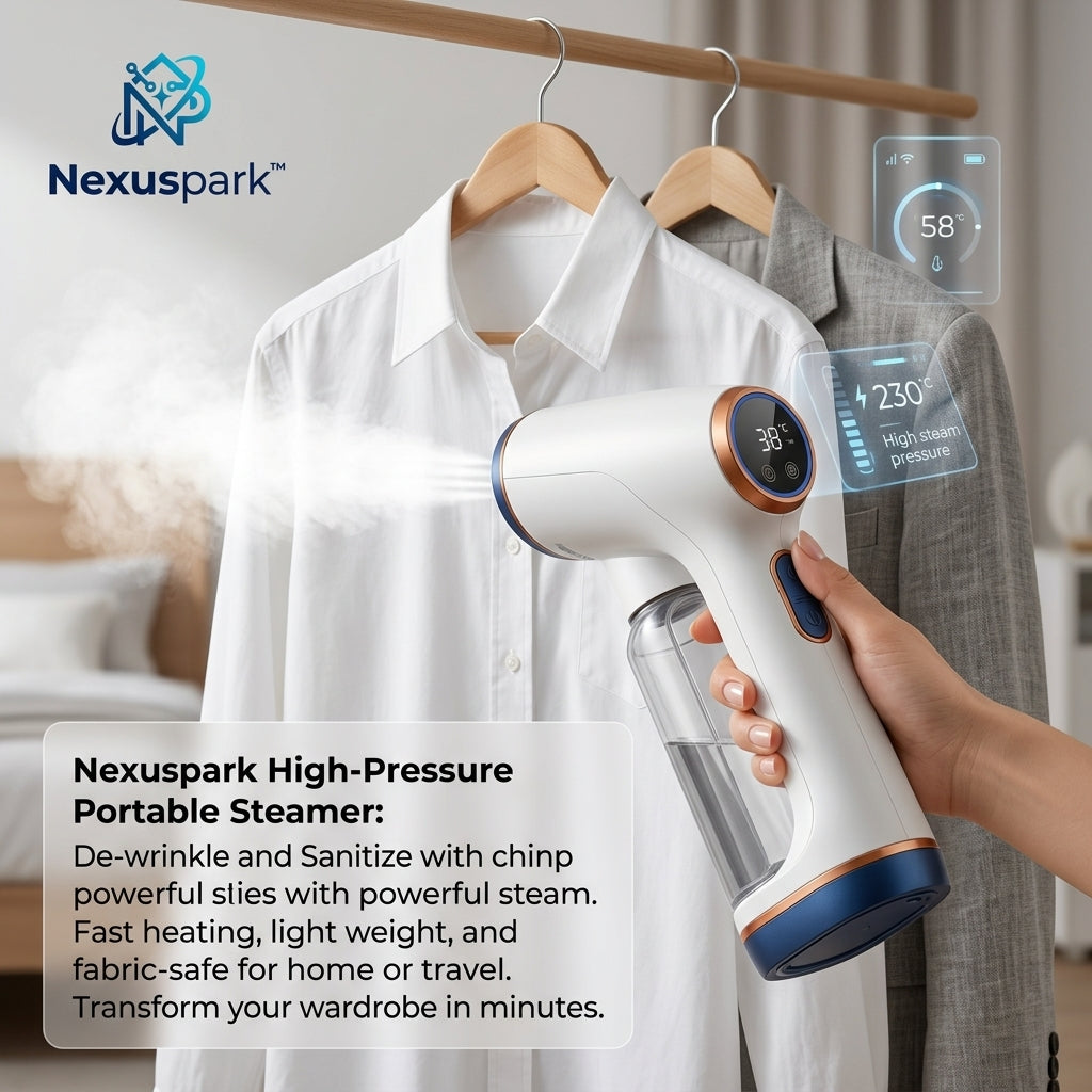 Nexuspark™ SteamFlux Handheld Fabric Architecture Restorer 👕💨🏡