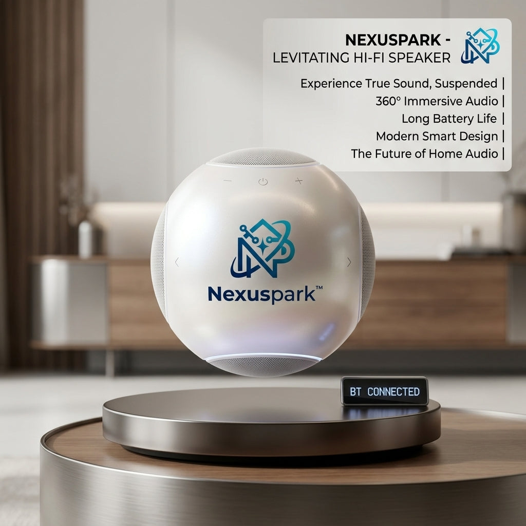 Nexuspark™ ChromaSound Floating Maglev Speaker 🎵✨🎈